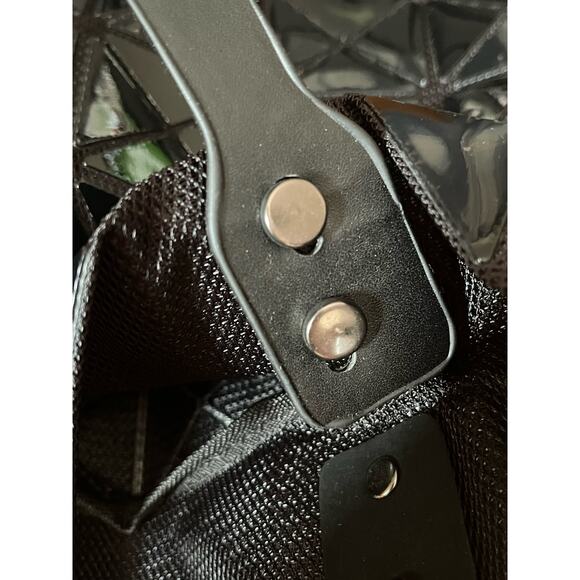 Pleats Please Issey Miyake Black Triangle Panel Tote Bag - Picture 8 of 11